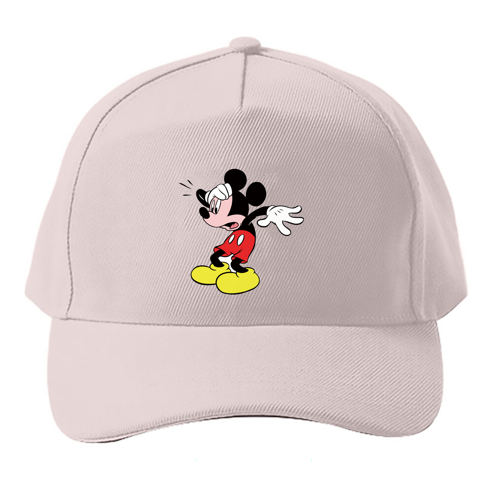（画像用） ミッキーマウス Mickey Mouse ベースボールキャップ 綿100％ 男女兼用 帽子 スポーツ